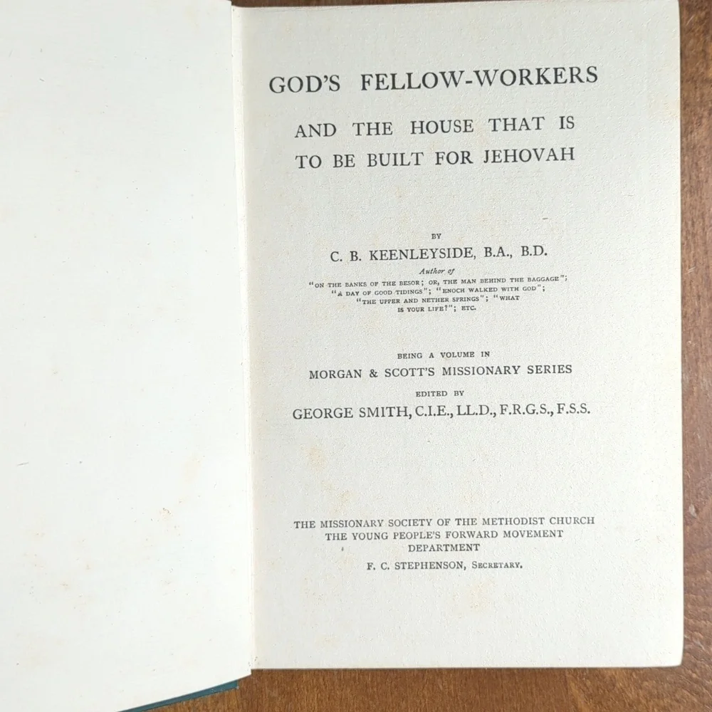 1910 Book "God's Fellow Workers" - Picture 5 of 12